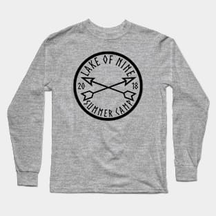 Lake of Nine Summer Camp (Black Ink) Long Sleeve T-Shirt